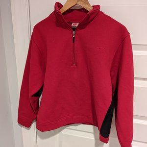 Avia red quarter-zip pullover